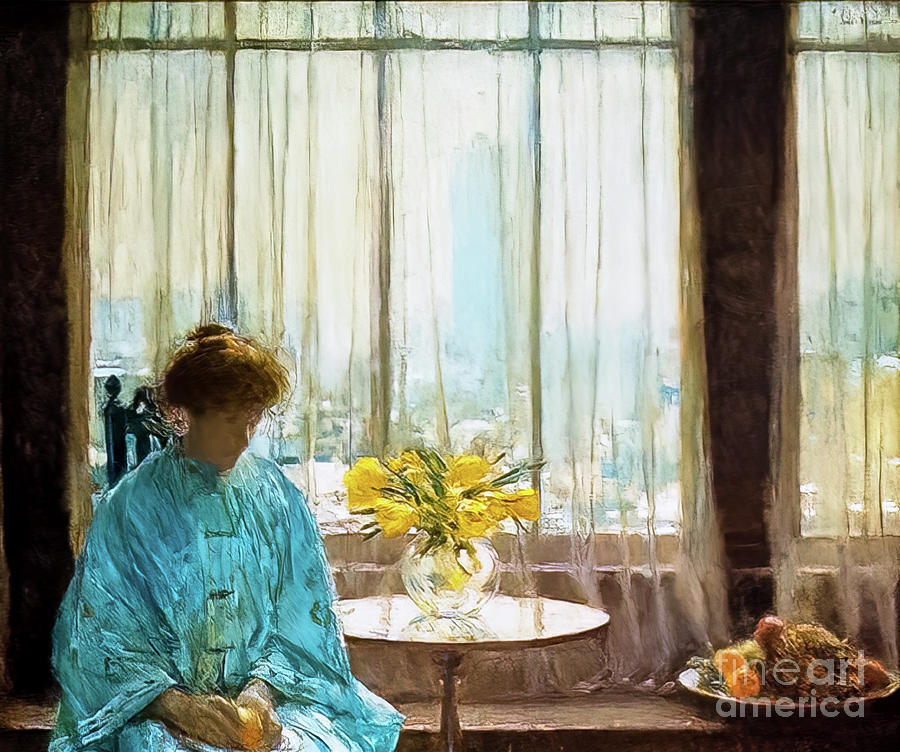 The Breakfast Room by Childe Hassam 1911 Painting by Childe Hassam