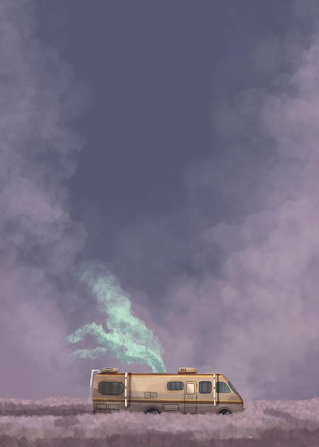 The Breaking Bad RV Poster Painting by Francesca Isla - Fine Art America