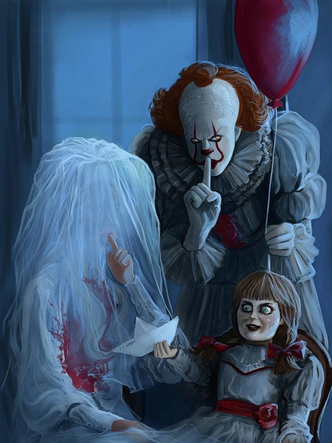 The Bride, The Clown , The Doll Digital Art by Amber Stanford - Fine ...