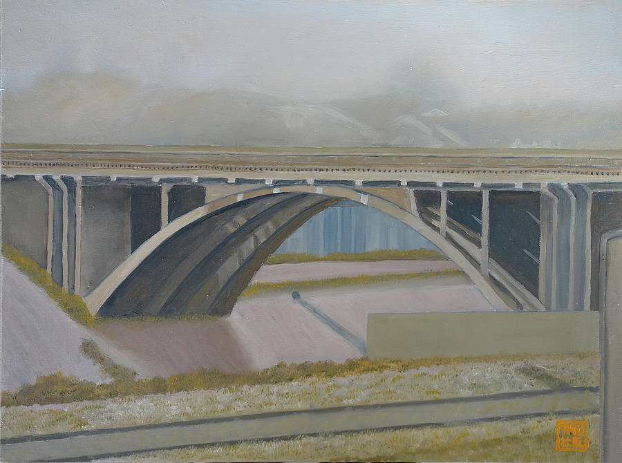 The bridge El puente Painting by Thu Nguyen