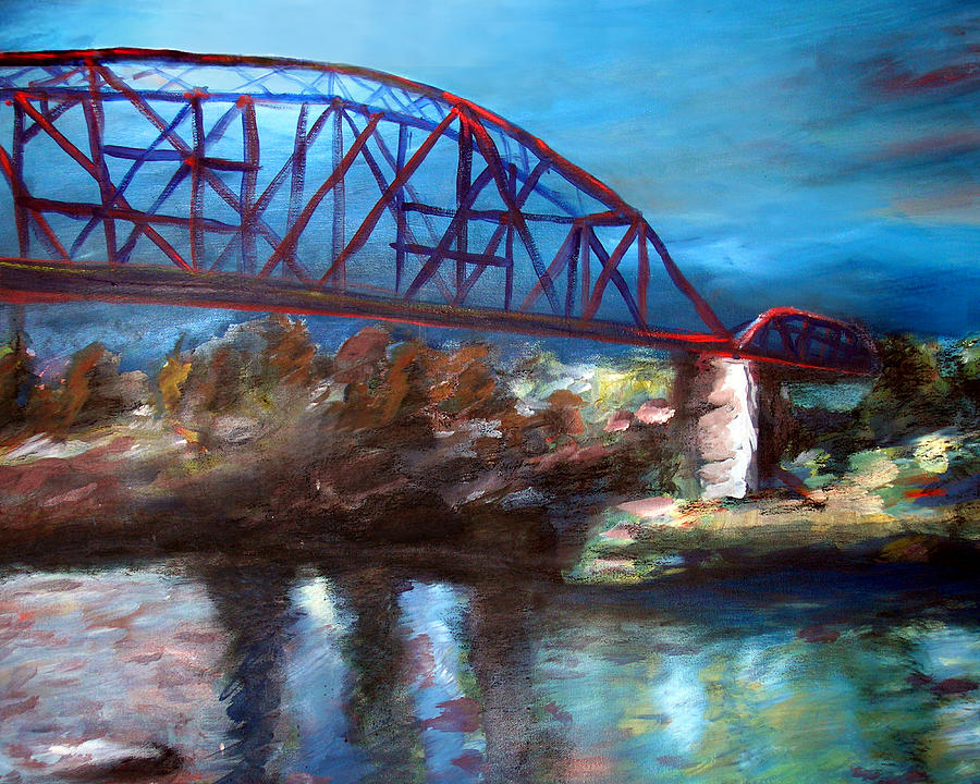 The Bridge Painting by Frank Botello