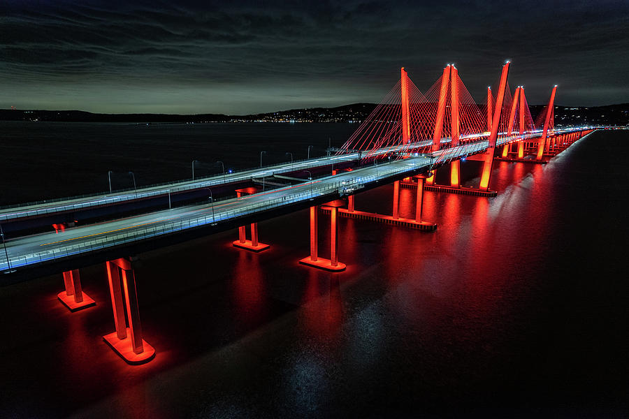 The Bridge in Red Photograph by Kevin Suttlehan