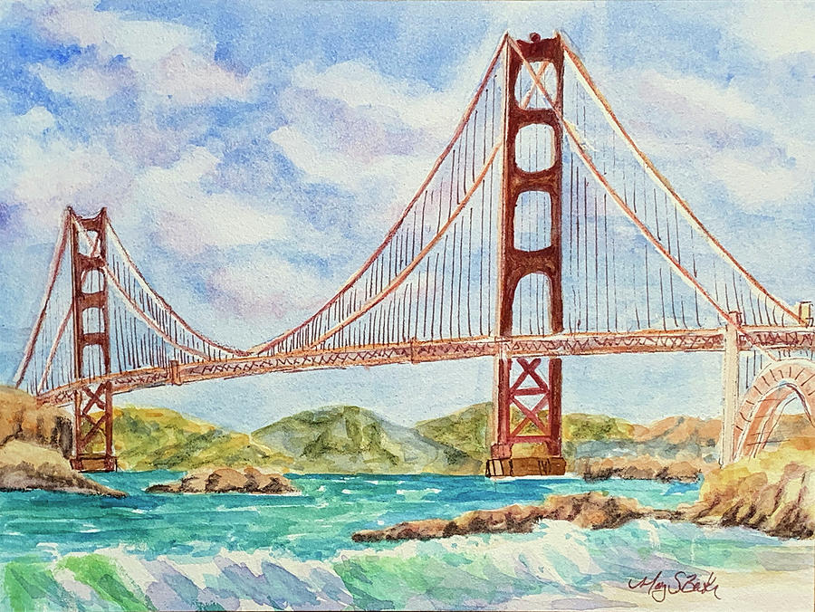 The Bridge Painting by Mary Benke