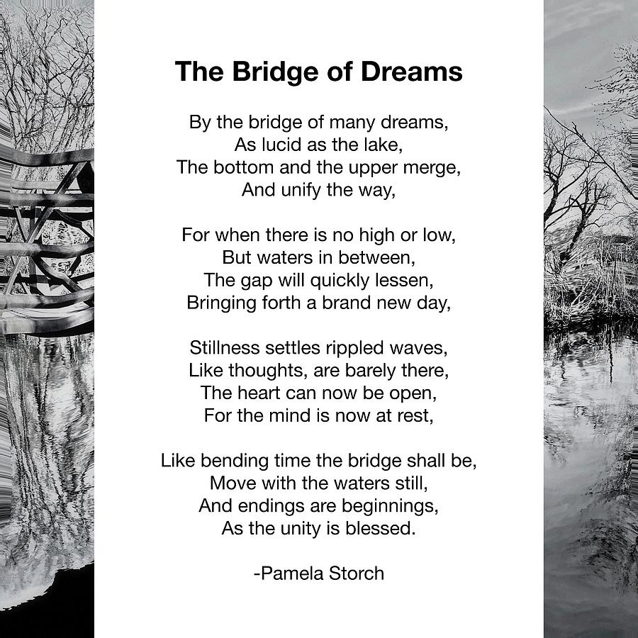 Bridge Digital Art - The Bridge of Dreams Poem by Pamela Storch