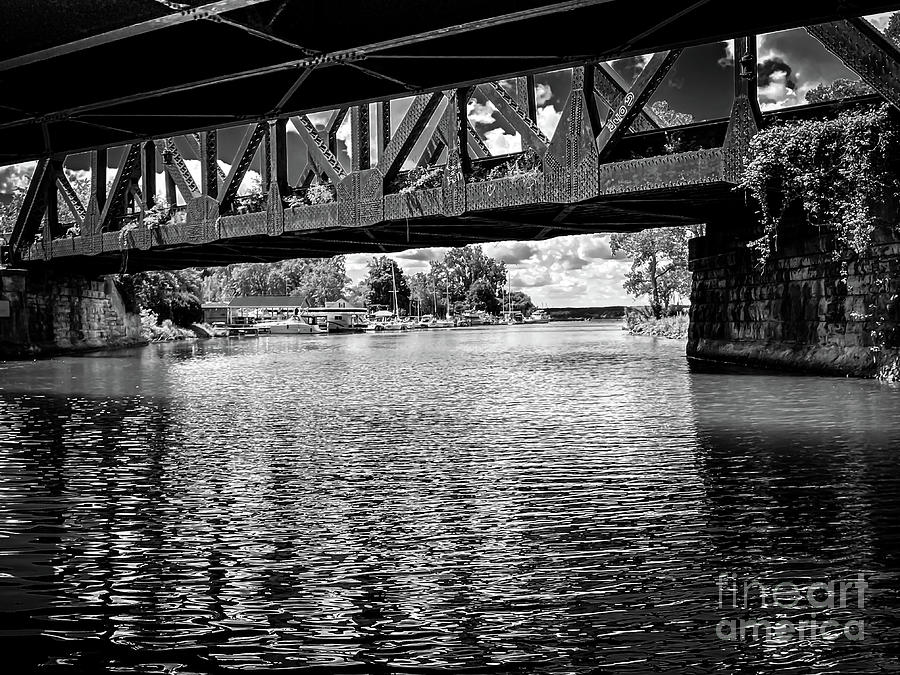 The Bridge over the Seneca River Photograph by William Norton