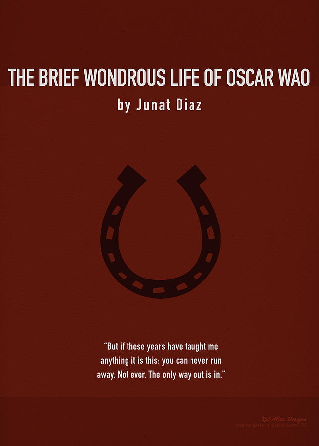 Book Mixed Media - The Brief Wondrous Life of Oscar Wao by Junat Diaz Greatest Book Series 150 by Design Turnpike