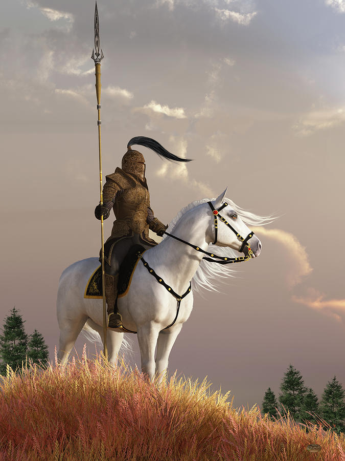The Bronze Knight Digital Art by Daniel Eskridge