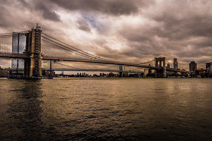 The Brooklyn Bridge Photograph by James L Bartlett