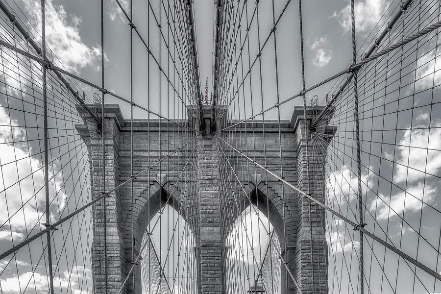 The Brooklyn Bridge Photograph by Penny Polakoff
