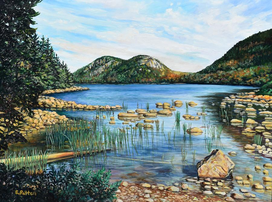 Acadia Painting - The Bubbles, Acadia National Park by Eileen Patten Oliver
