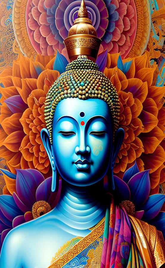 The Buddha Digital Art by La Moon Art - Fine Art America