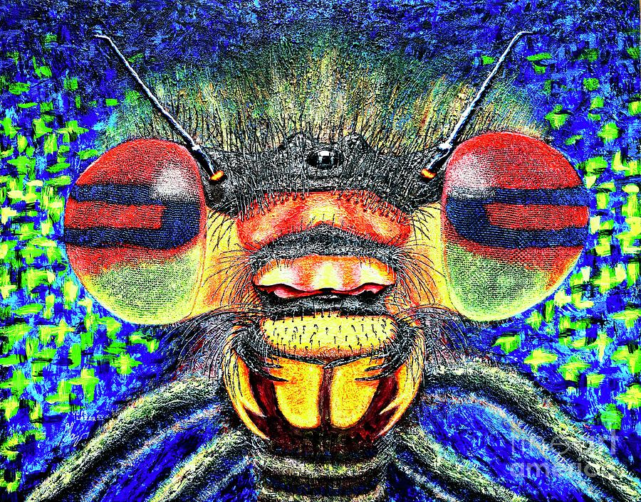 The Bug Painting by Viktor Lazarev