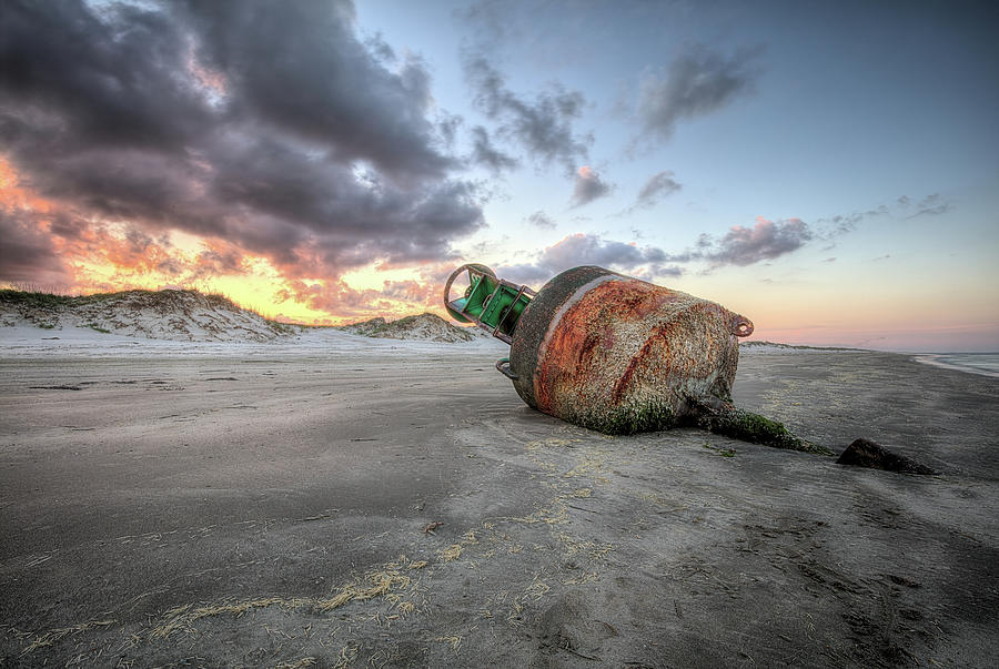 The Buoy on Padre Island  Photograph by JC Findley