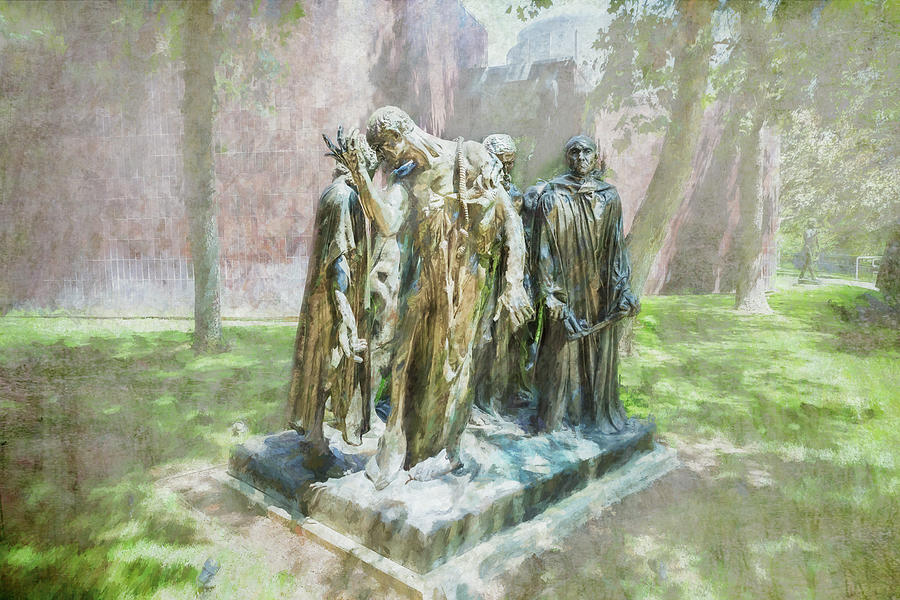 The Burghers at Norton Simon Photograph by Belinda Greb