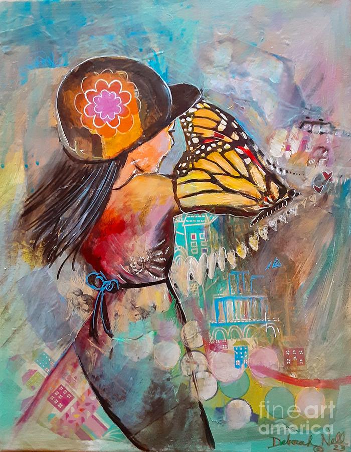 The Butterfly Effect Mixed Media by Deborah Nell