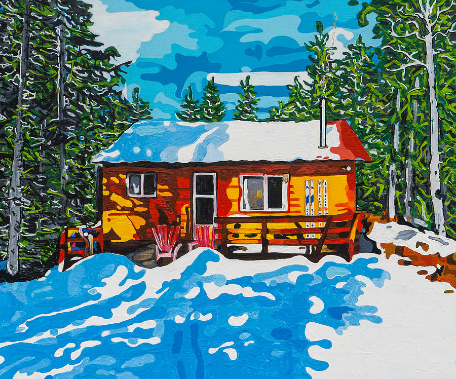 The Cabin Painting by Artrophy Studios