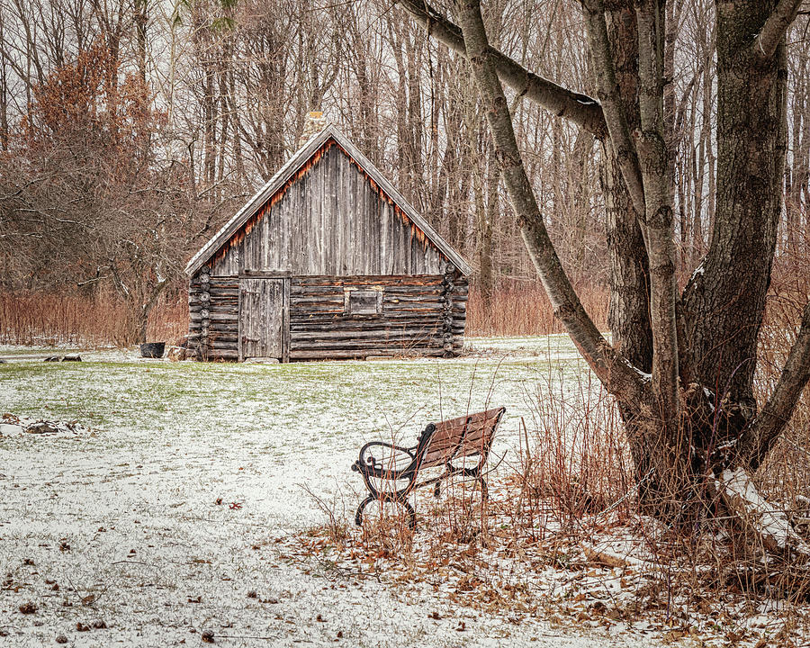 The Cabin at Baltimore Woods in Color Photograph by Rod Best