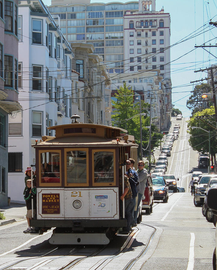 The Cable Car's Coming Photograph by James Roche Jr