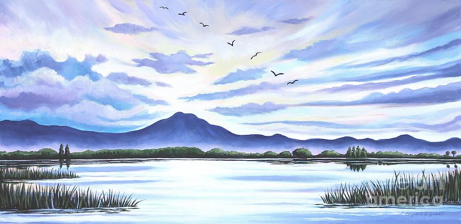 The California Delta Painting by Elizabeth Robinette Tyndall