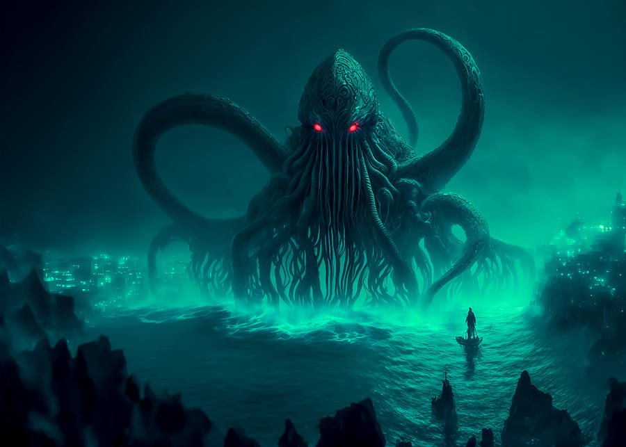 The Call of Cthulhu Painting by James Garcia - Pixels