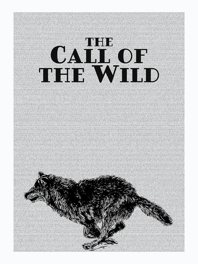 The Call Of The Wild Lit Print I Digital Art by Ink Well