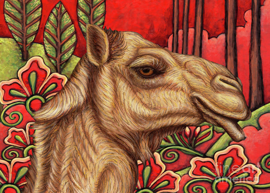 The Camel Queen Painting by Amy E Fraser