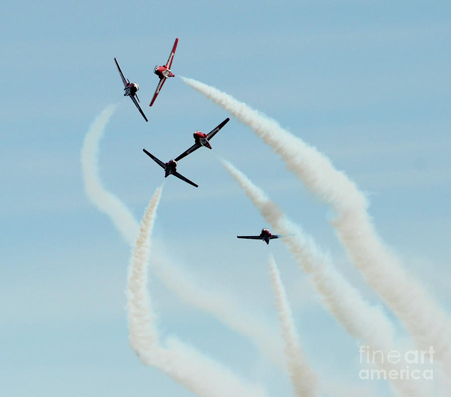 The Canadian Snowbirds Magic In The Sky 43 Photograph by Bob Christopher