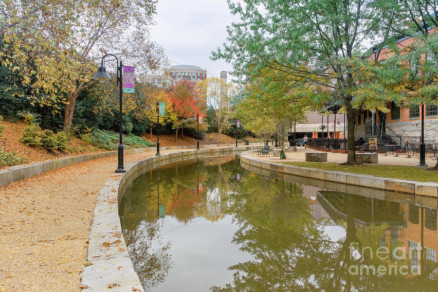 The Canal Walk In Autumn Photograph by Ava Reaves