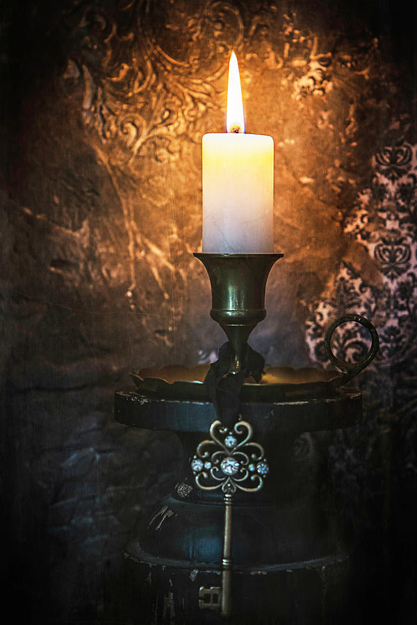 The Candle and The Key Photograph by Cindi Ressler
