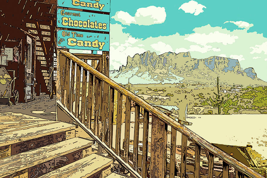 The Candy Store Digital Art by RC Studio