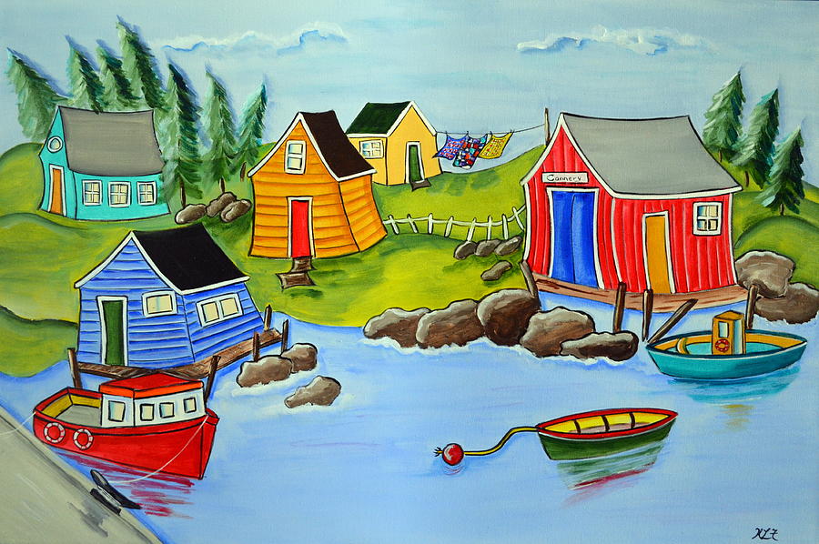 The Cannery Painting by Heather Lovat-Fraser