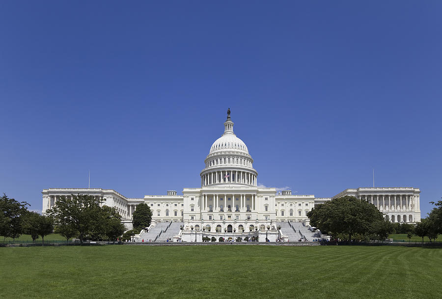 The Capitol Building - Seat of United States Senate (XXL) Photograph by Toos
