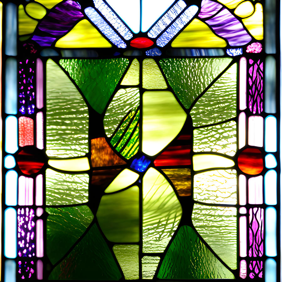 The Captivating Art of Stained Glass Digital Art by Evan Brown - Fine ...