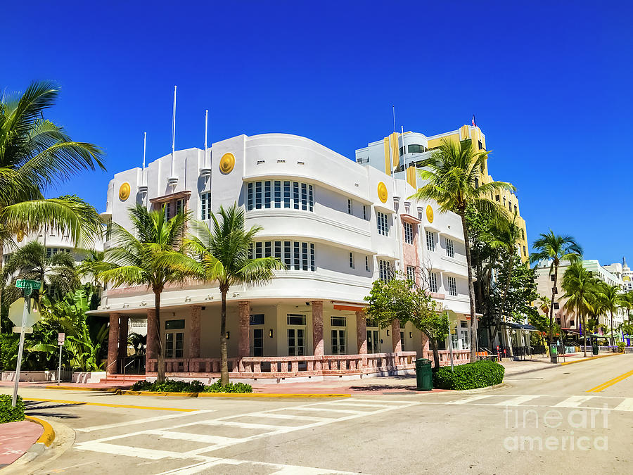 The Cardozo Hotel in MIami Beach Art Deco Photograph by Carlos Diaz