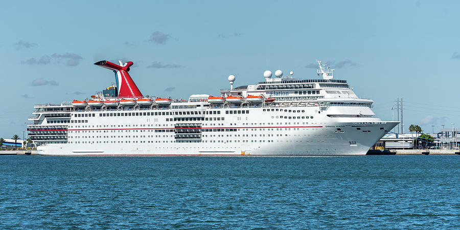 The Carnival Elation at Port Canaveral Photograph by Bradford Martin