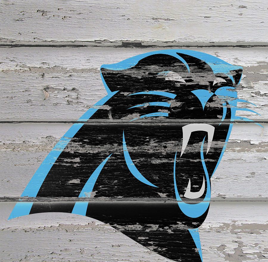 The Carolina Panthers  Mixed Media by Brian Reaves