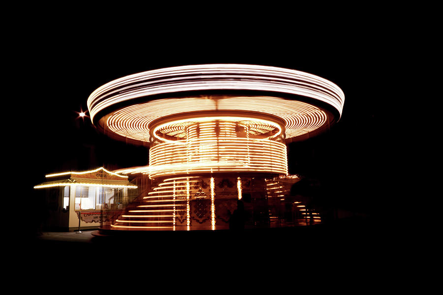 Abstract Photograph - The Carousel by Lewardeen