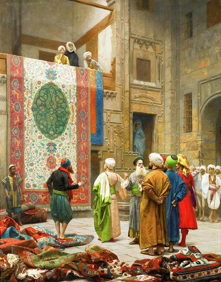 The Carpet Merchant Painting