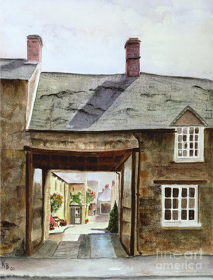 The Carriage House Painting by Karen Fleschler