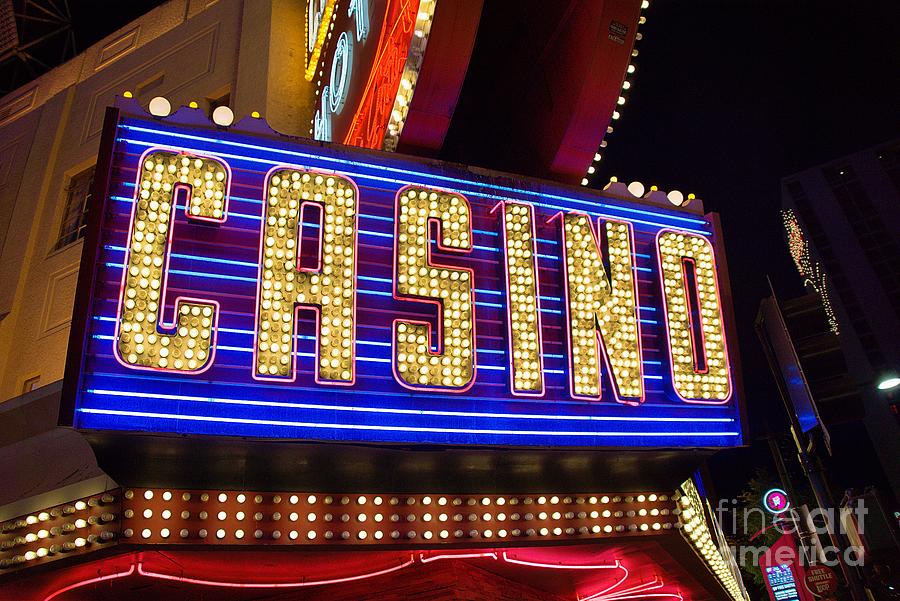 The Casino Photograph by Rodney Lee Williams