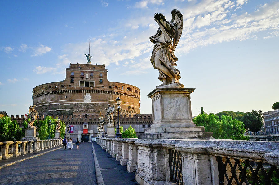 The Castel Sant Angelo Photograph by Ed Stokes