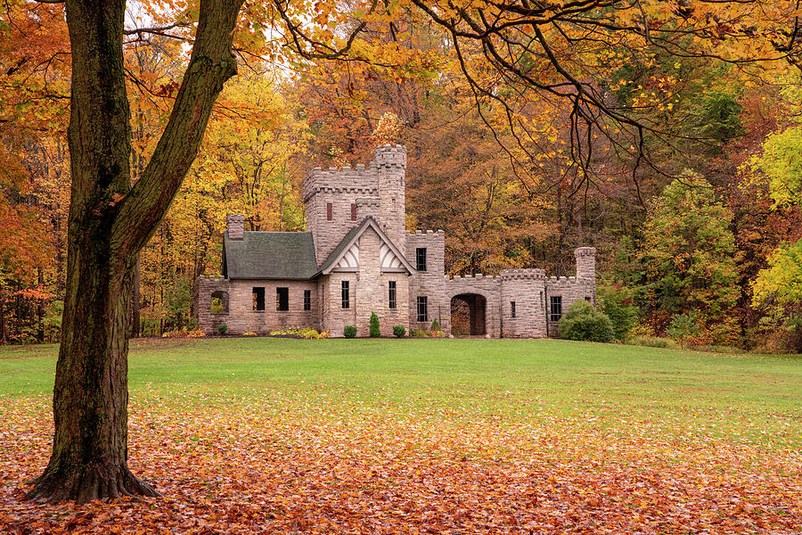 The Castle, Autumn Photograph by Arthur Oleary