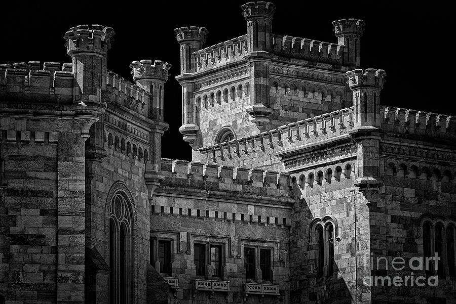 The castle bnw Photograph by The P
