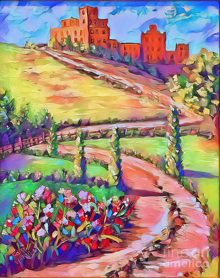 The Castle Painting by Patsy Walton