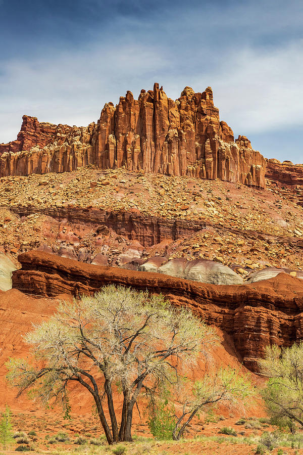 The Castle Rock Formation of Capitol Reef Photograph by Pierre Leclerc Photography