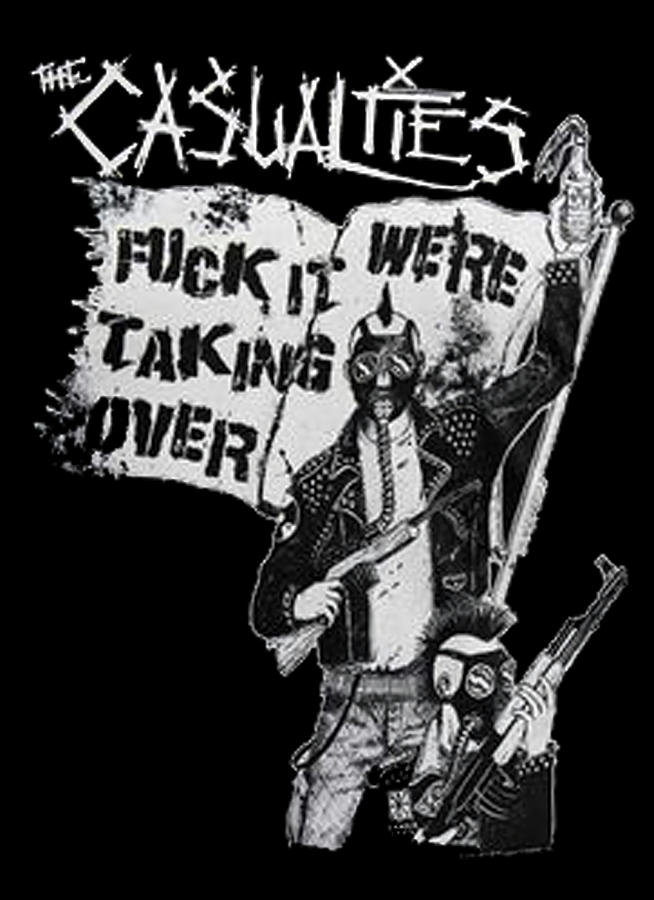 The Casualties Punk Rock The Casualties The The Painting by Roberts ...