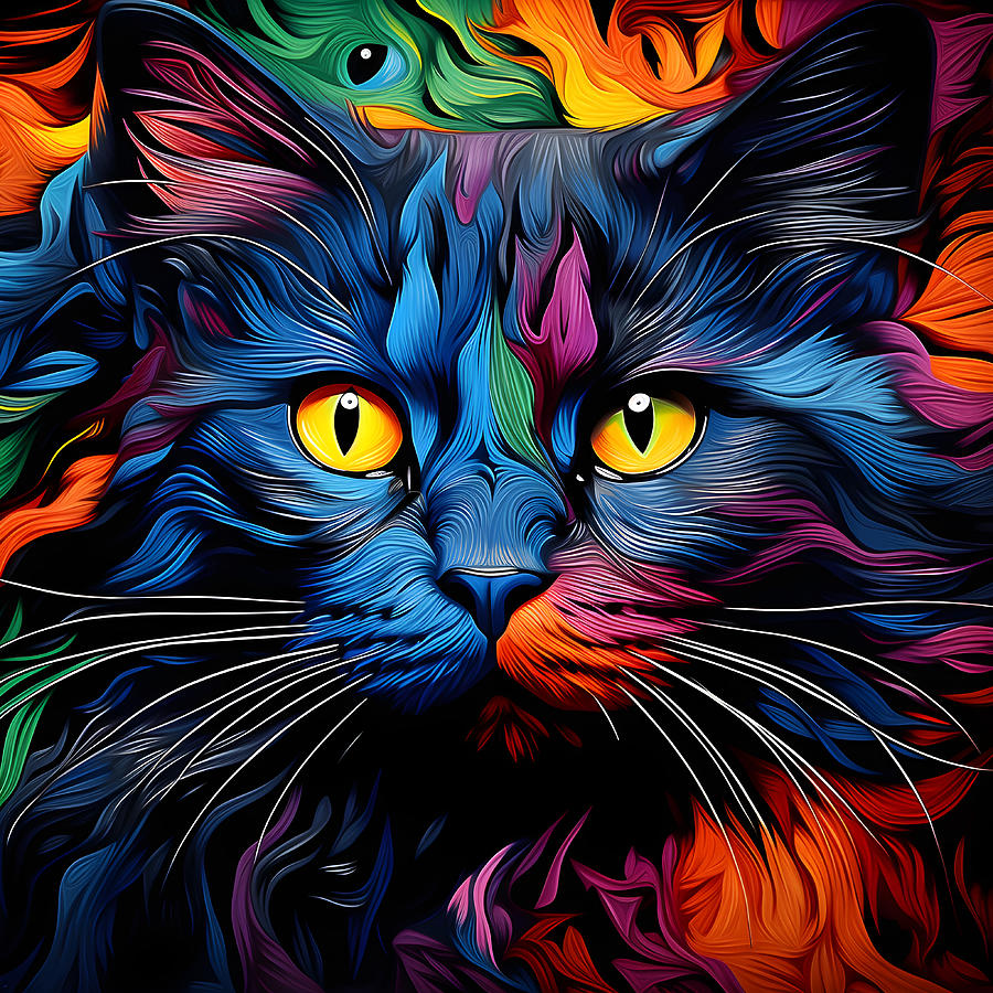 The Cat 3 Digital Art by Kurt Heppke - Fine Art America