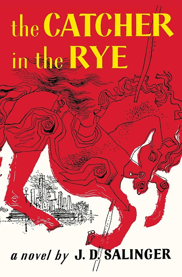 The Catcher In The Rye Book Cover Digital Art By Gene Bradford