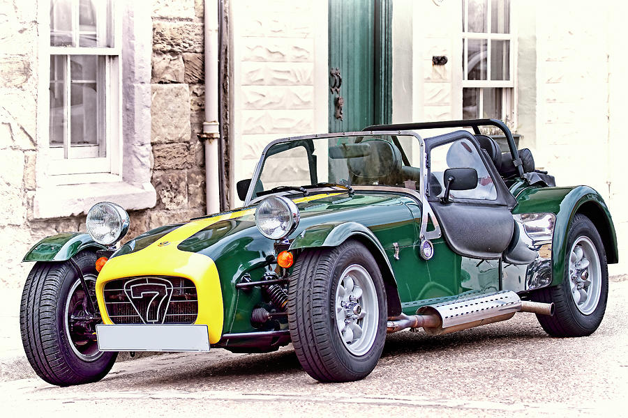 Transportation Photograph - The Caterham 7 by Marcia Colelli
