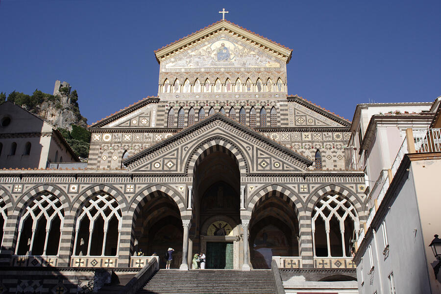 The cathedral in Amalfi Photograph by Pejft